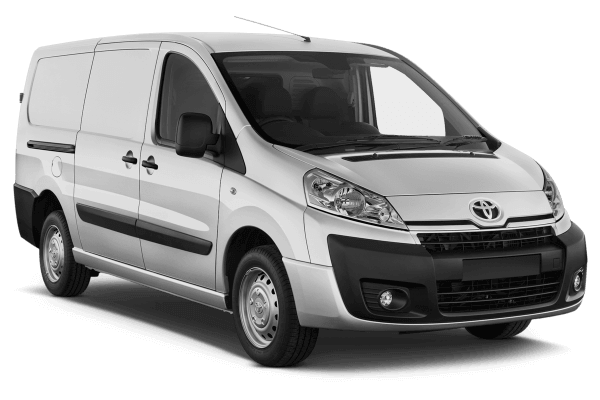 Vue latérale du fourgon TOYOTA PROACE - 2013 – modèle utilitaire aménageable
